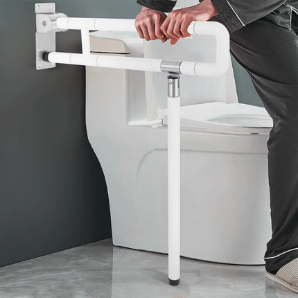 Foldable Wall-Mounted Toilet Grab Bar – Disabled Bathroom Support Handle