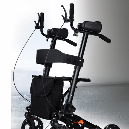 AgeRange Elmstead Folding Walker with Padded Seat & Cup Holder