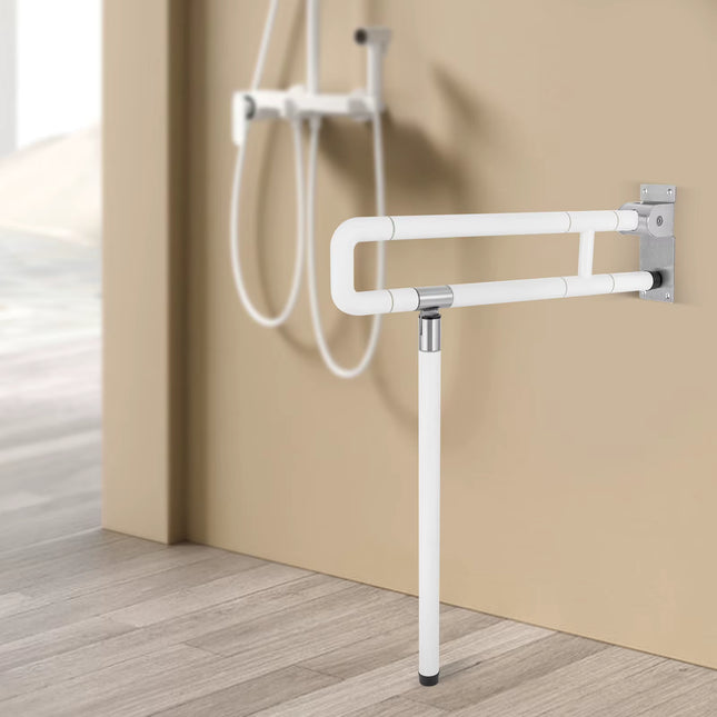 Foldable Wall-Mounted Toilet Grab Bar – Disabled Bathroom Support Handle