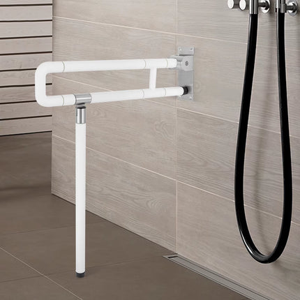 Foldable Wall-Mounted Toilet Grab Bar – Disabled Bathroom Support Handle